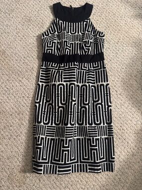 Laundry by Shelli Segal Geometric Halter Dress